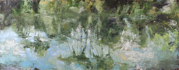 Raphael Thierry, REFLEXION, 150 x 380cm Raphael Thierry, REFLEXION, 150 x 380cm