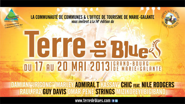 Festival Terre de blues à Grand-Bourg de Marie-Galante, Guadeloupe, du 17 au 20 mai 2013