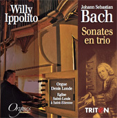 Des sonates de Bach enregistrées sur l’orgue de l’église Saint-Louis à Saint-Etienne