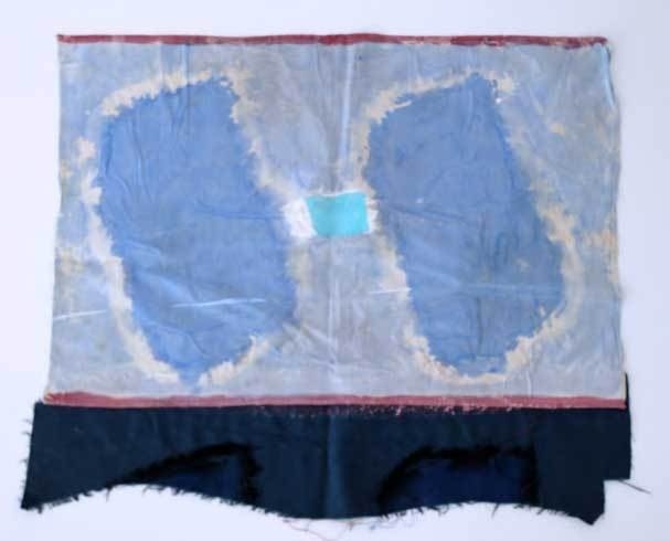 Claude VIALLAT Sans Titre, 2012 Acrylique sur raboutage 61 x 77 cm Courtesy Galerie Catherine Issert Claude VIALLAT Sans Titre, 2012 Acrylique sur raboutage 61 x 77 cm Courtesy Galerie Catherine Issert