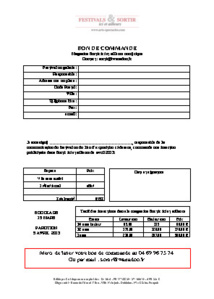 Votre encart publicitaire dans Sortir ici et ailleurs, version numérique. Bouclage le 15 mars 2013