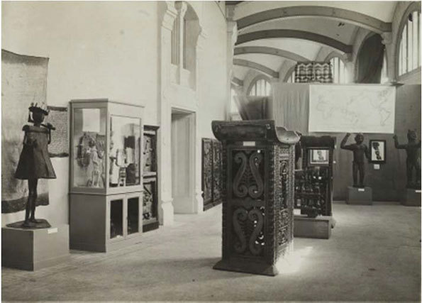 Vue générale de l’Exposition ethnographie des colonies françaises musée d’Ethnographie du Trocadéro, 1931