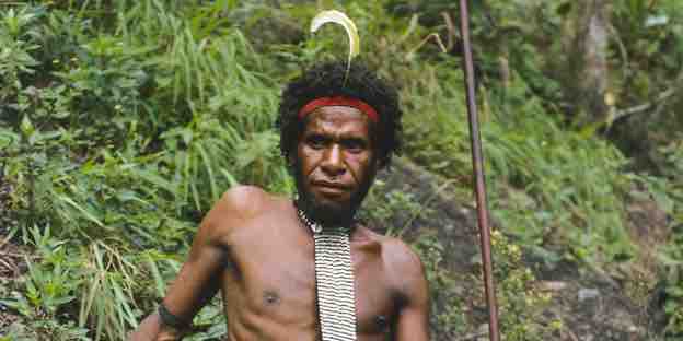 Des préhistoriens en Nouvelle-Guinée © Pierre et Anne-Marie Pétrequin