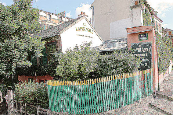 Le Lapin Agile © Pierre Aimar 2012 Le Lapin Agile © Pierre Aimar 2012