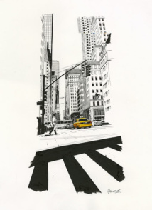 CHABOUTE-Yellow Cab 03-Dessin (c) courtesy Huberty & Breyne CHABOUTE-Yellow Cab 03-Dessin (c) courtesy Huberty & Breyne