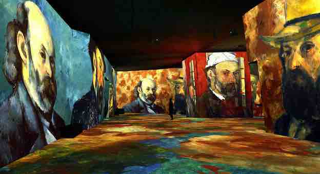 Les Baux, Carrières de Lumières, projections « Cézanne, maître de la Provence », et « Vassily Kandinsky, l’odyssée de l’abstrait ». Ouverture en 2021