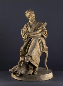 Aimé-Jules Dalou, La Liseuse, Paris, Petit Palais, Musée des Beaux-Arts de la Ville de Paris © Petit Palais/ Roger-Viollet