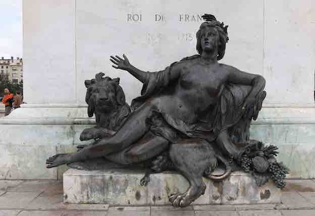 Nicolas Coustou, La Saône. Bronze, H. 236 ; L. 327 cm ; Pr. 125 cm © Muriel Chaulet / Ville de Lyon