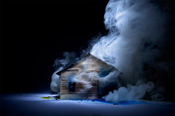 Romain RIVIERE. Cabane, 2012. Tirage lambda sur papier photo. 50 x 70 cm