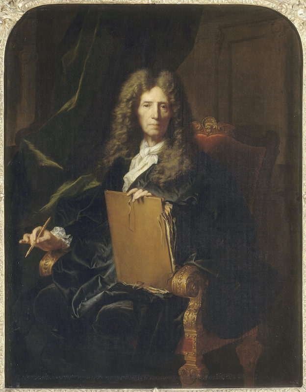 Portrait de Pierre Mignard. Hyacinthe Rigaud, 1690, Huile sur toile  © RMN-GP, château de Versailles