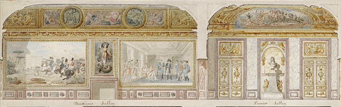 Projet de décor des appartements de l'Empereur et de l'Impératrice au château de Versailles, Jacques Gondoin (1737-1818), vers 1807 © RMNGP, F. Raux
