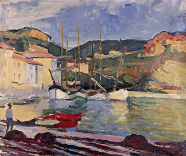Charles Camoin, Port de Cassis, huile sur toile 38 x 54 cm, Collection Fondation Bemberg (crédit : Fondation Bemberg) Charles Camoin, Port de Cassis, huile sur toile 38 x 54 cm, Collection Fondation Bemberg (crédit : Fondation Bemberg)