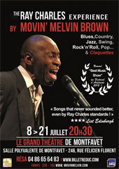 Avignon, festival Off, The RAY CHARLES Experience au Grand Théâtre de Montfavet du 8 au 21 Juillet 2013 à 20h30