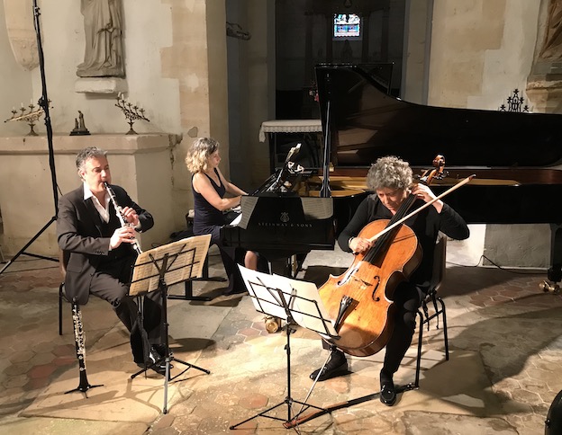 Elena Rozanova, piano, Patrick Messina, clarinette,Hélène Dautry, violoncelle © DR