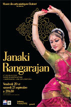 Janaki Rangarajan et ses musiciens. Danse bharatanatyam « Samviksana – une exploration », Musée Guimet, Paris, les 20 et 21 septembre 2013 Janaki Rangarajan et ses musiciens. Danse bharatanatyam « Samviksana – une exploration », Musée Guimet, Paris, les 20 et 21 septembre 2013