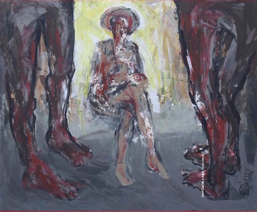 Mercuer (07), galerie Mercurart : « Dorothy Day : changer l’ordre social », peintures de François Rieux. Du 1 au 13/9/21