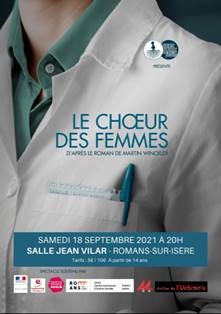 Romans, salle Jean Vilar : « Le chœur des femmes », le 18/9/21 à 20h