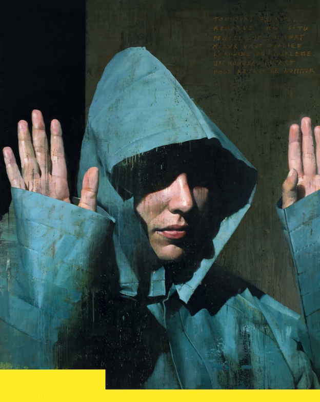 François Bard, Haut les mains - Oil on canvas- Huile sur toile - 161 x 130 cm - 63.5 x 51 in