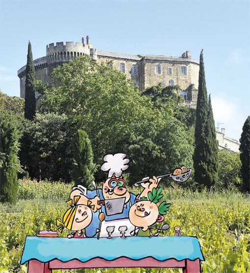 Histoire(s) de goûts au château de Suze-la-Rousse (Drôme) dans le cadre de la semaine du goût, samedi 19 et dimanche 20 octobre à partir de 14h