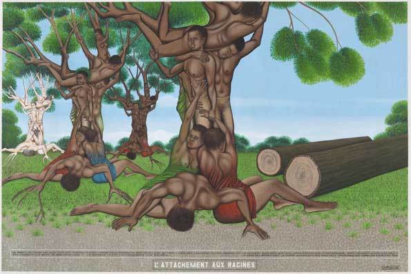 Chéri Samba, L'attachement aux racines Chéri Samba, L'attachement aux racines