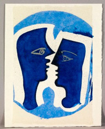 Georges Braque, Lettera amorosa, 1963, lithographie, 32.5 x 25 cm © Claude Germain © Adagp Paris 2013