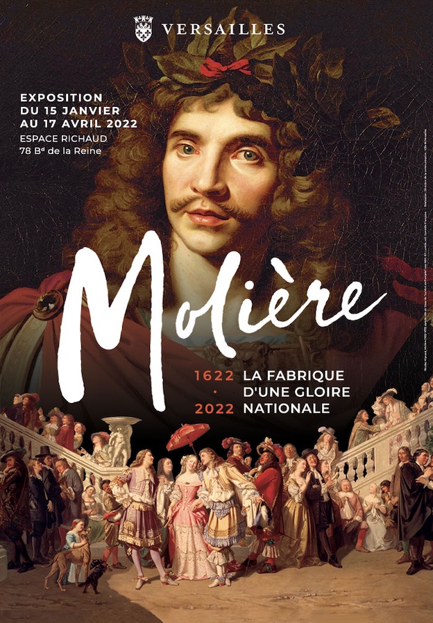 1622 - 2022, 400ᵉ anniversaire de la naissance de Molière. La Ville de Versailles fête Molière dès le 15 janvier 2022