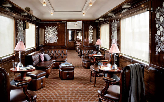 Verrerie Lalique pour l'Orient Express. Elles servent de décor à la voiture Flèche d'Or.