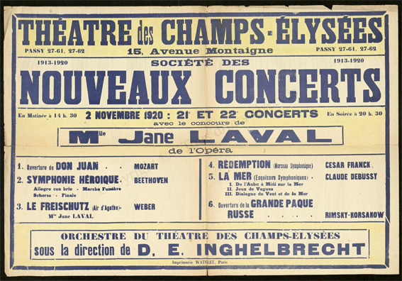 100 ans d’archives du Théâtre des Champs-Elysées sont en ligne avec un nouveau portail numérique développé par Jouve