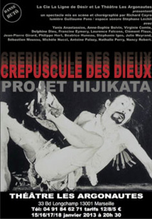 Crépuscule des Dieux / Projet Hijikata, danse-butô, Théâtre Les Argonautes, Marseille, 15 au 18 janvier 2014