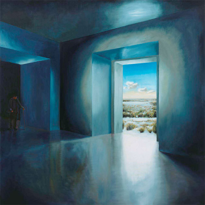 Mnémosyme, 2012, huile sur toile, 200x200cm Mnémosyme, 2012, huile sur toile, 200x200cm