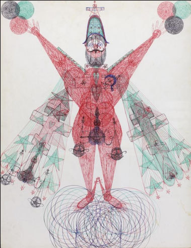 DOM031 | Janko Domsic, sans titre | circa 1975 | stylo bille sur papier | 63 x 49.5 cm DOM031 | Janko Domsic, sans titre | circa 1975 | stylo bille sur papier | 63 x 49.5 cm