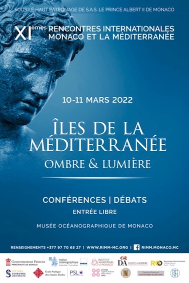 Musée océanographique de Monaco : XIèmes Rencontres Internationales Monaco et la Méditerranée (RIMM) - 10 et 11 mars 2022