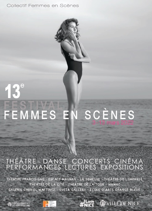 Nice. 13e édition du Festival Femmes en Scènes du 3 au 13/3/22