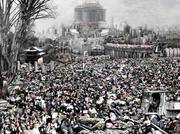 Du Zhenjun  Distress, 2011 C-Print 180 x 240 cm © Du Zhenjun. Galerie RX, Paris.