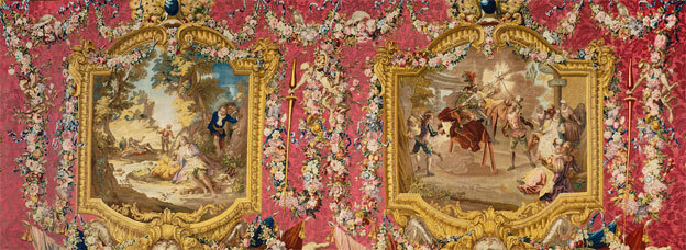 Histoire de Don Quichotte le Chevillard, d'après Charles-Antoine Coypel (1694-1752), Tapisserie de la manufacture des Gobelins, 1773, Mobilier national © Isabelle Bideau Histoire de Don Quichotte le Chevillard, d'après Charles-Antoine Coypel (1694-1752), Tapisserie de la manufacture des Gobelins, 1773, Mobilier national © Isabelle Bideau