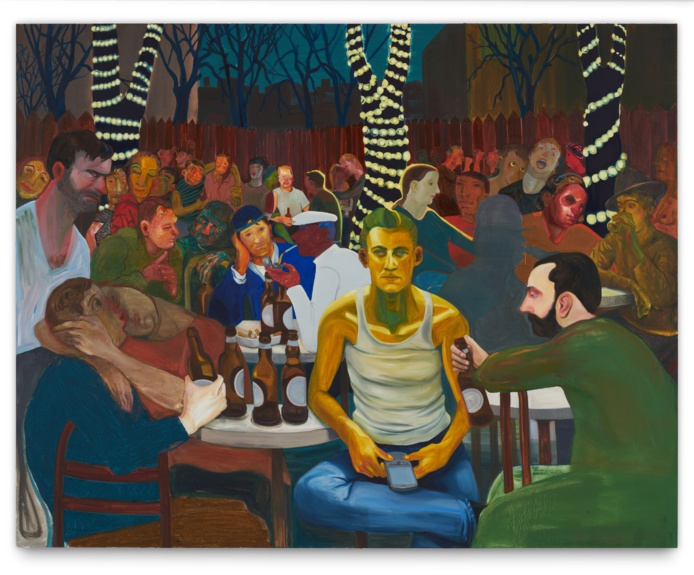 Nicole Eisenman. Beer Garden with Ash. AK 2009 Nicole Eisenman. Beer Garden with Ash. AK 2009