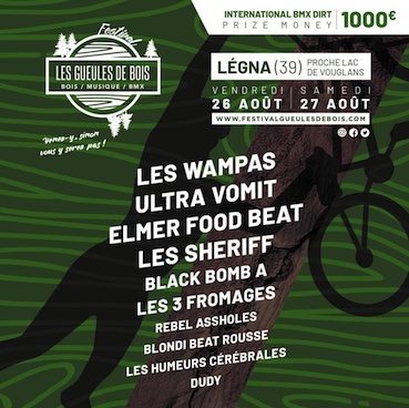 Petite Montagne, Jura : Festival Les Gueules de Bois - 26 et 27/8/22