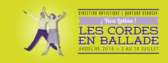 Avant-programme du Festival Cordes en ballade 2014 dont le thème est : "¡ Viva España !"