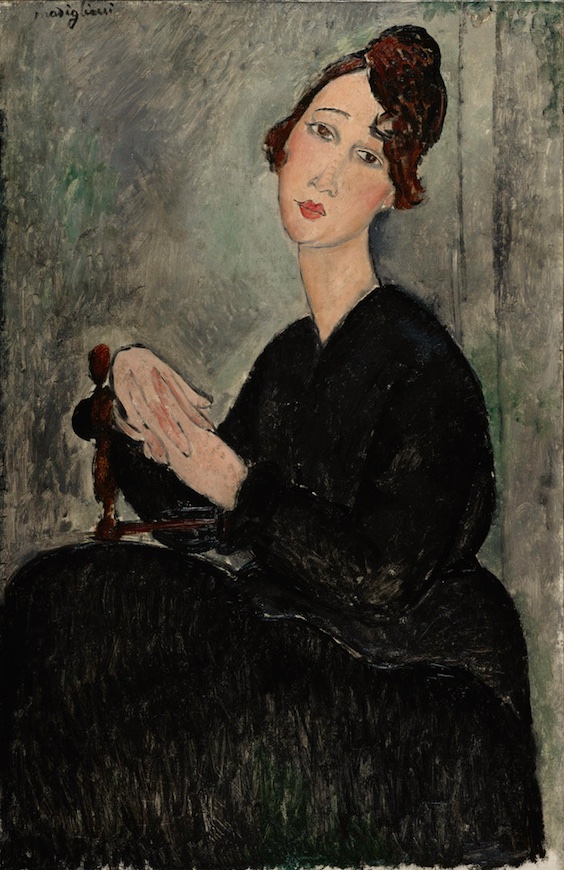 Amedeo Modigliani (1884 - 1920) Portrait de Dédie, [1918] Huile sur toile, 92 × 60 cm. Centre Pompidou, MNAM-CCI/Georges Meguerditchian