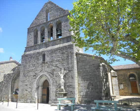 Eglise d'Ailhon © Pierre Aimar