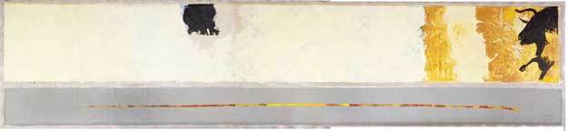 Gérard Gasiorowski, Hommage à Manet, 1983. Acrylique sur toile, 50 x 1000cm (sujet), 150 x 1000cm (fond). Collection Fondation Maeght, Don Adrien Maeght. Photo Claude Germain © Archives Fondation Maeght. Gérard Gasiorowski, Hommage à Manet, 1983. Acrylique sur toile, 50 x 1000cm (sujet), 150 x 1000cm (fond). Collection Fondation Maeght, Don Adrien Maeght. Photo Claude Germain © Archives Fondation Maeght.