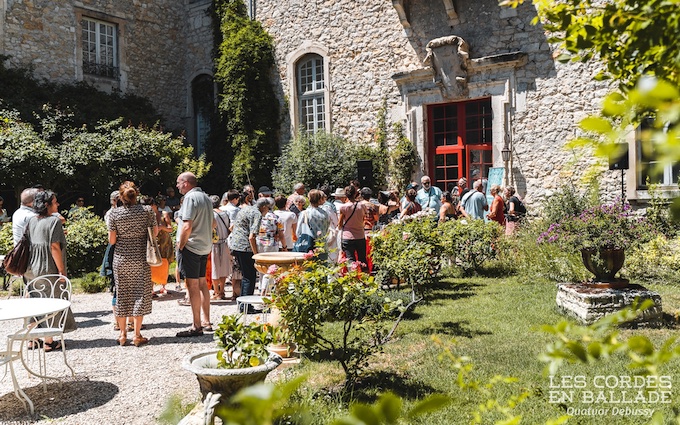 Bourg-Saint-Andéol, Palais des Évêques, concert de clôture du festival Cordes en Ballade 2022, dimanche 17 juillet à 15h