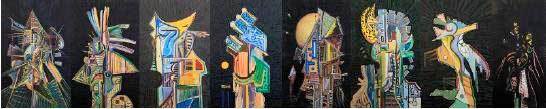 « Totems et Tabous », peintures d'Etienne Blanc, La Menuiserie, Lyon, du 15 juin au 15 juillet 2014 « Totems et Tabous », peintures d'Etienne Blanc, La Menuiserie, Lyon, du 15 juin au 15 juillet 2014