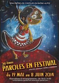 29e édition de Paroles en Festival du 18 mai au 8 juin 2014 en Rhône-Alpes