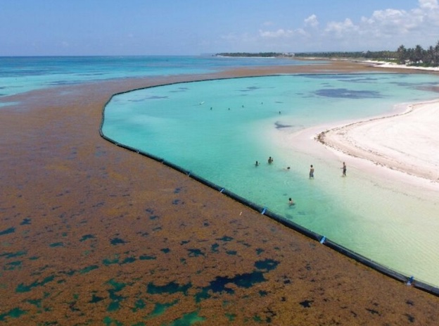 A Saint-Domingue, d'immenses barrages sont installés devant les sites touristiques. Photo Algeanova