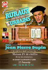 Jean Pierre Dupin dans "les ruraux parlent aux Z'urbains" au Festival OFF d'avignon 2014, du 5 au 27 juillet 2014