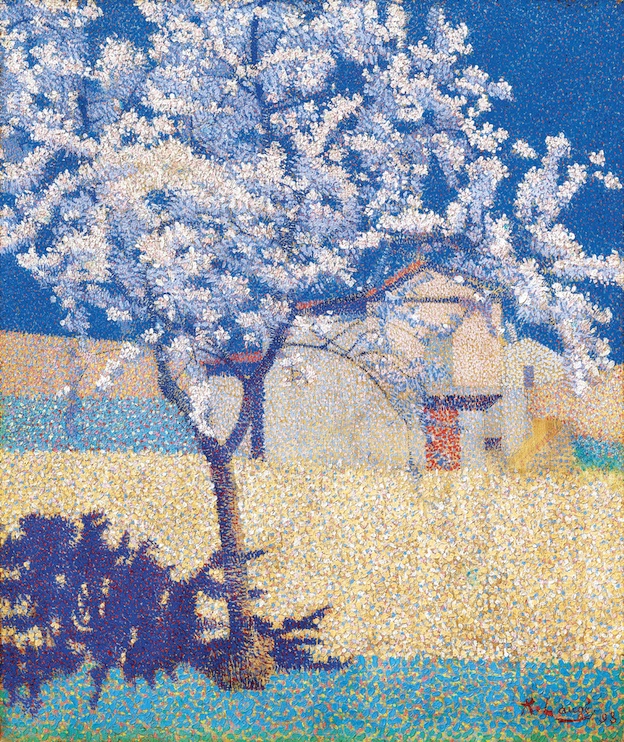 Achille Laugé  L'arbre en fleur, 1893. Huile sur toile, 59,4 x 49,2 cm. Collection particulière. Photo Peter Schälchli