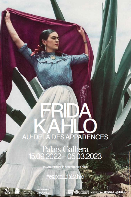 Paris, Palais Galliera. Exposition « Frida Kahlo. Au-delà des apparences ». 15.9.22 au 5.3.23