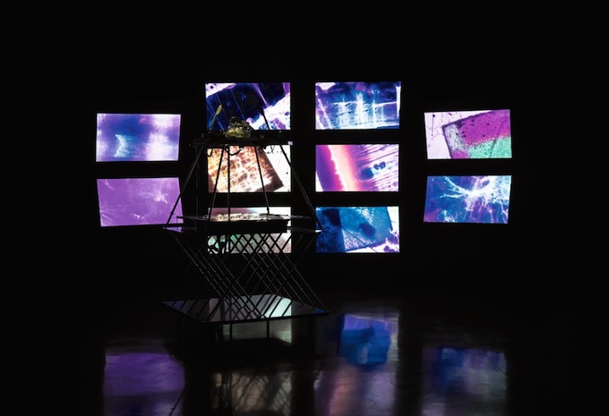 Lucien Bitaux, Installation Picture Elements Explorer, 2022, Vue de Panorama 24 - Production Le Fresnoy - Studio national des arts contemporains