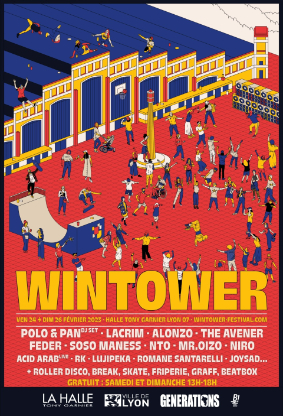 Lyon, Halle Tony Garnier : Festival Wintower, 24 au 26 février 2023 Lyon, Halle Tony Garnier : Festival Wintower, 24 au 26 février 2023